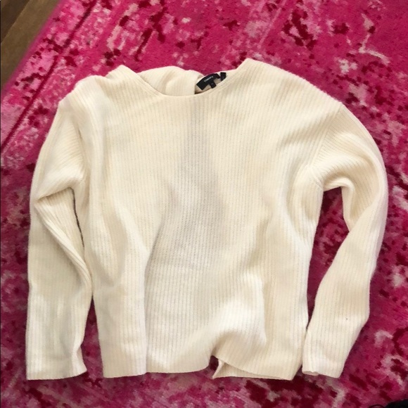 Theory Sweaters - Cream theory sweater with open back Theory Sweaters - Cream theory sweater with open back